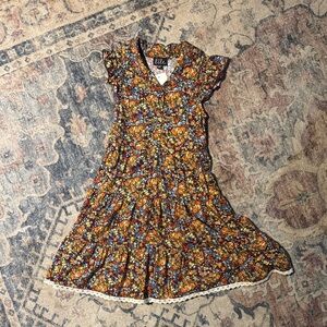 NWT Lilt Multicolor Floral Dress 4T